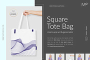 Canvas Tote Bag Mock-ups Set DEMO, a Books & Magazine Mockup by Apparel_Mockups (Thumbnail 4 of 22)