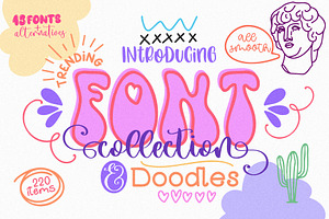 Fonts & Doodles Trending Collection