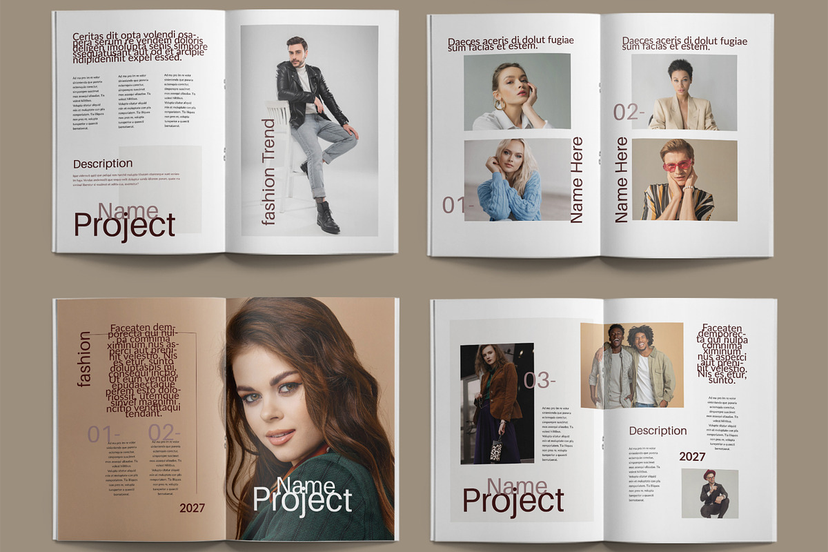Fashion Magazine Design Layout, a Magazine Template by ContestDesign (Photo 3 of 3)