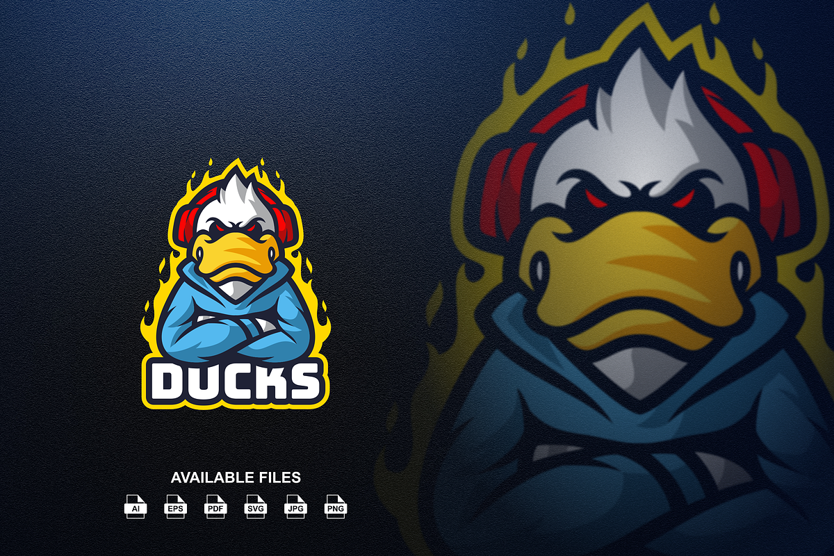 Duck Logo, a Design Template by artchiles_design