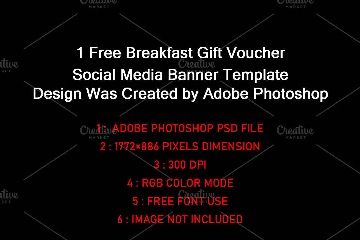 Gift voucher social media banner, a Social Media Template by As Studio (Photo 3 of 3)
