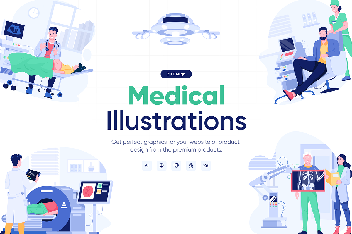 Medical Illustrations, a Healthcare Illustration by Prosymbols (Photo 1 of 6)