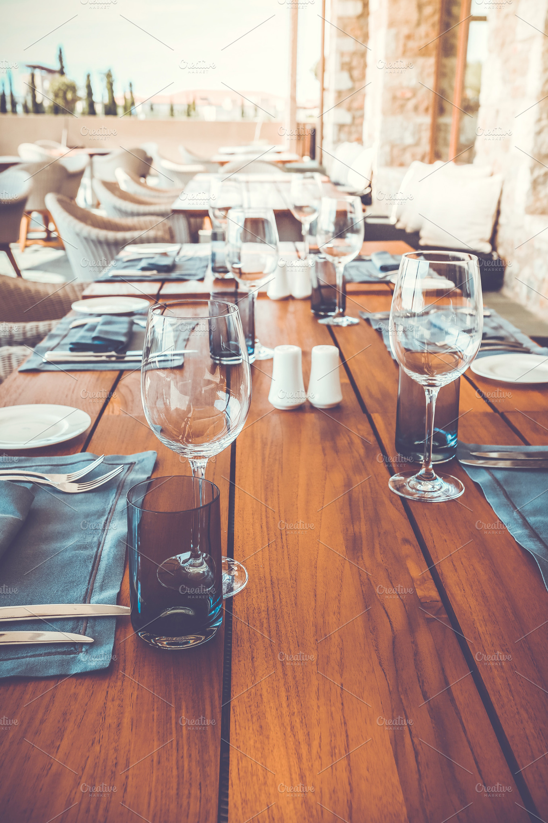 Vintage photo of decorated  table, a Food & Drink Photo by J&T photo and design