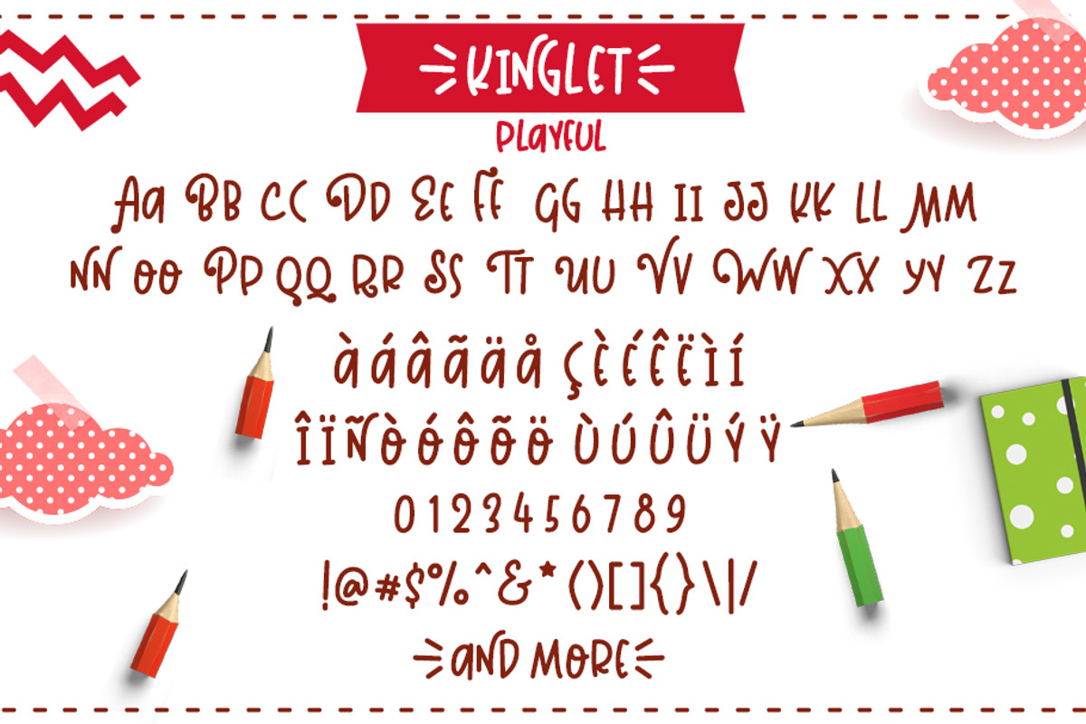 Kinglet - Cute Font Duo, a Handwritten Font by MLKWSN (Photo 9 of 12)
