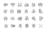 Security Web Icons, an Outline Icon by Tettygreen (Thumbnail 2 of 2)