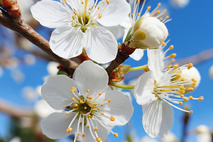 Beautiful macro of delicate white, a Nature Photo by MistyDay