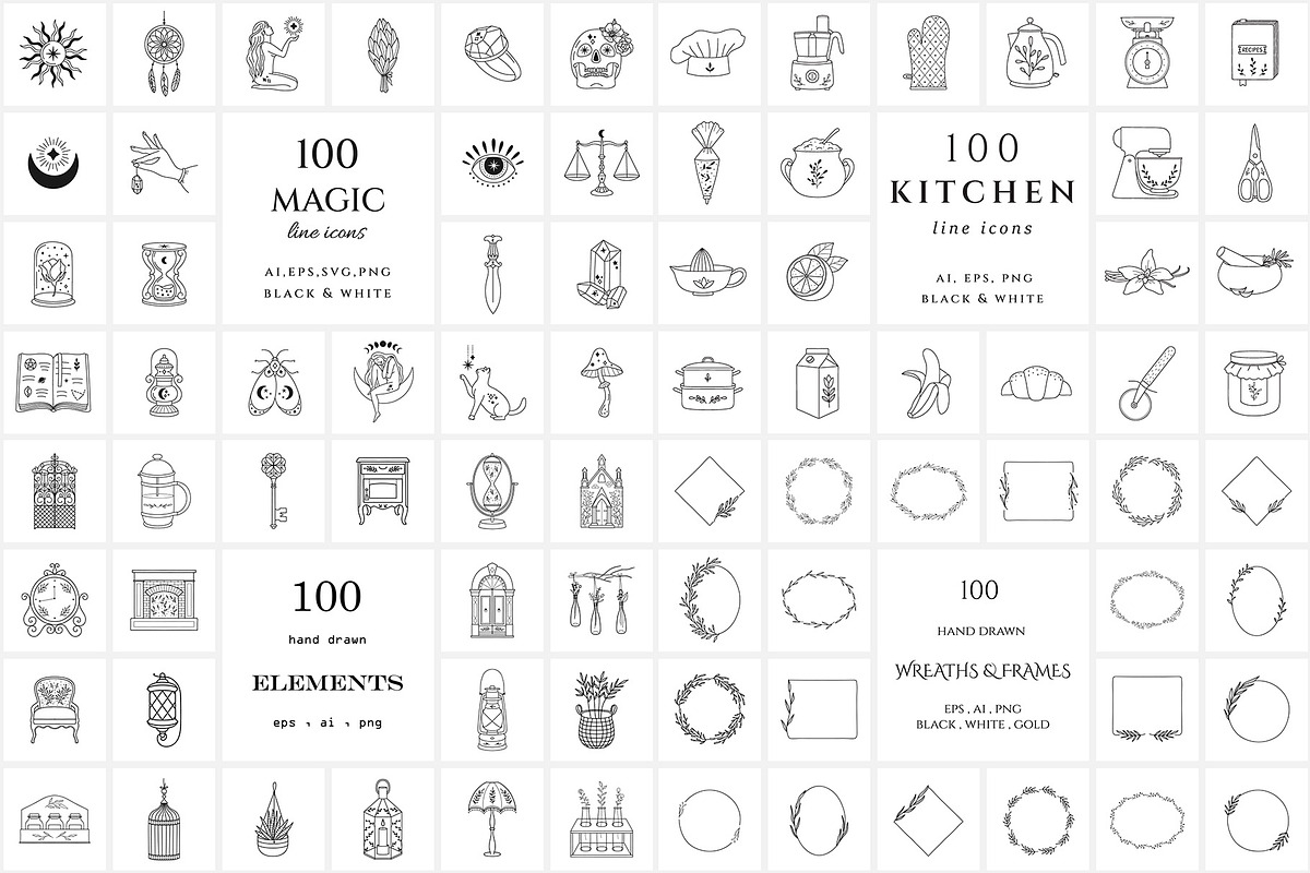 Essential Creative Graphic Bundle, an Object Graphic by NatalieArtShop (Photo 4 of 7)