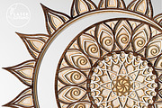 SOLAR ECLIPSE Multilayer Wall Art, a Templates & Theme by LaserCutano (Thumbnail 2 of 6)