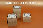 Candle Holder File 4 Laser Cutter., an Object Graphic by MaramadeLaser (Thumbnail 2 of 5)