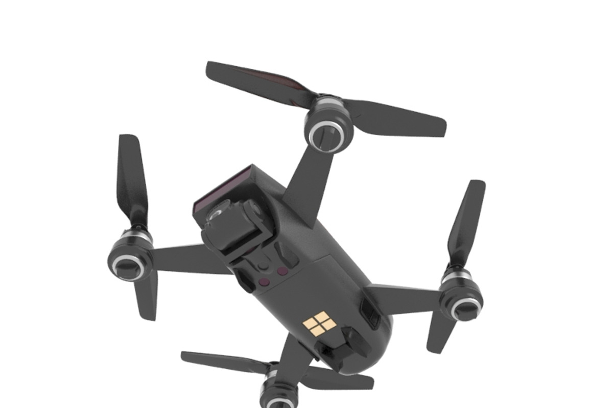 DJI Spark Mini Drone, an Object 3D Model by Tedi Permana (Photo 5 of 13)