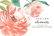 Peaches & Cream Graphic Set, an Illustration by Twigs and Twine (Thumbnail 9 of 10)