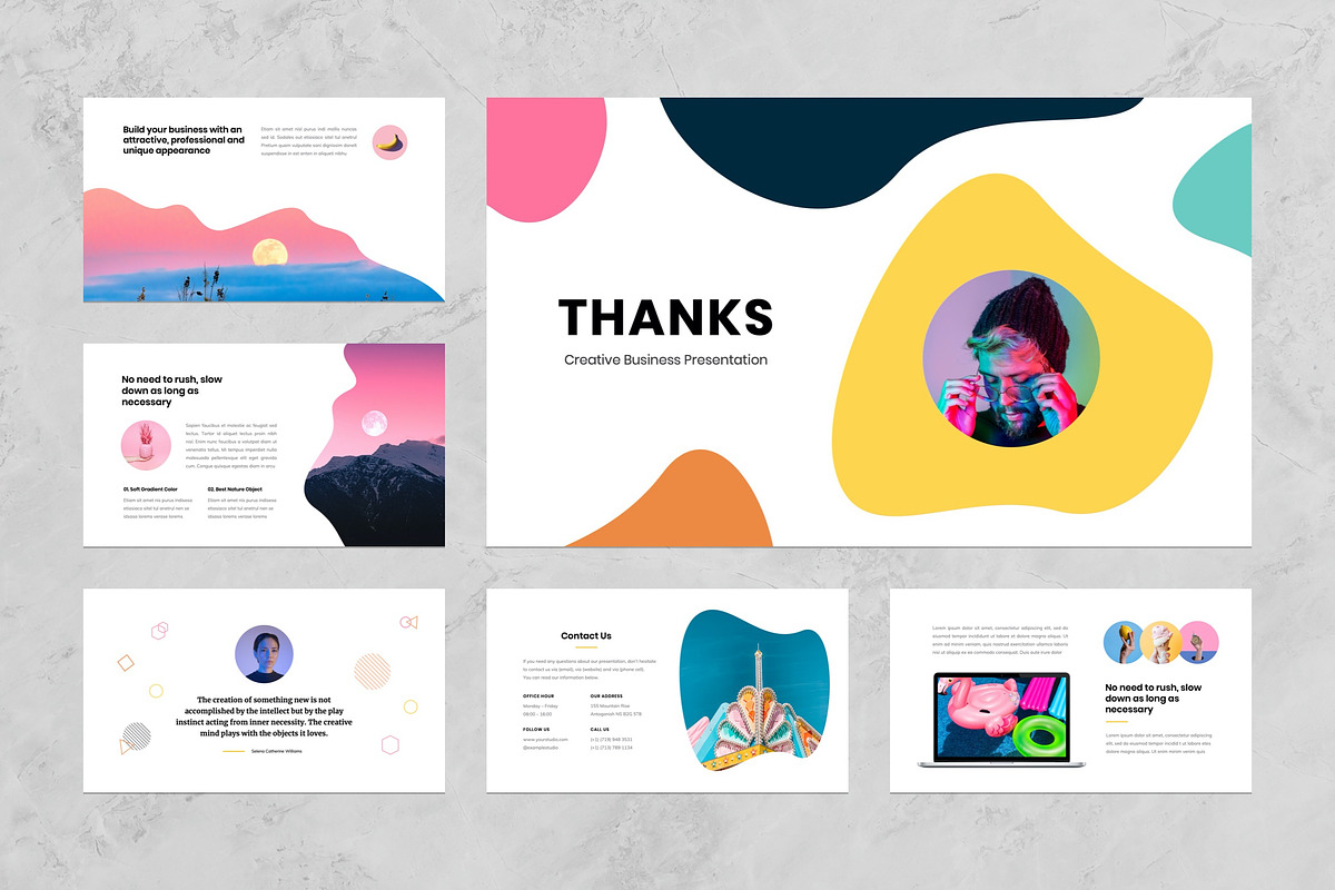 Creative Slides Presentation, a Presentation Template by Flat Icons