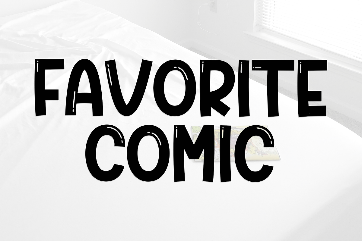 Stylish Comic, a Serif Font by InermediaSTUDIO (Photo 6 of 8)