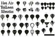 hot air balloon silhouettes, an Illustration by Amazin_art (Thumbnail 1 of 31)