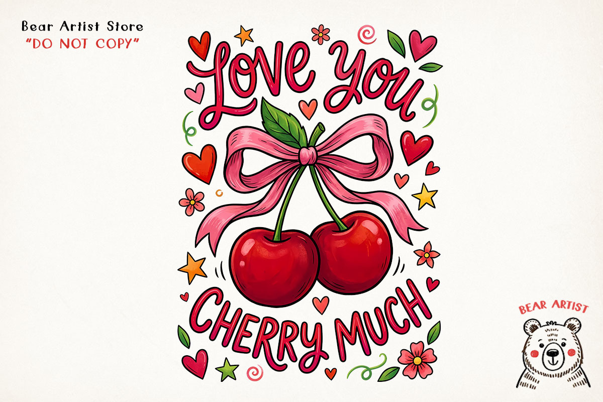 Valentine Love & Coffee Illustration, an Illustration by GlitterCraft (Photo 12 of 41)
