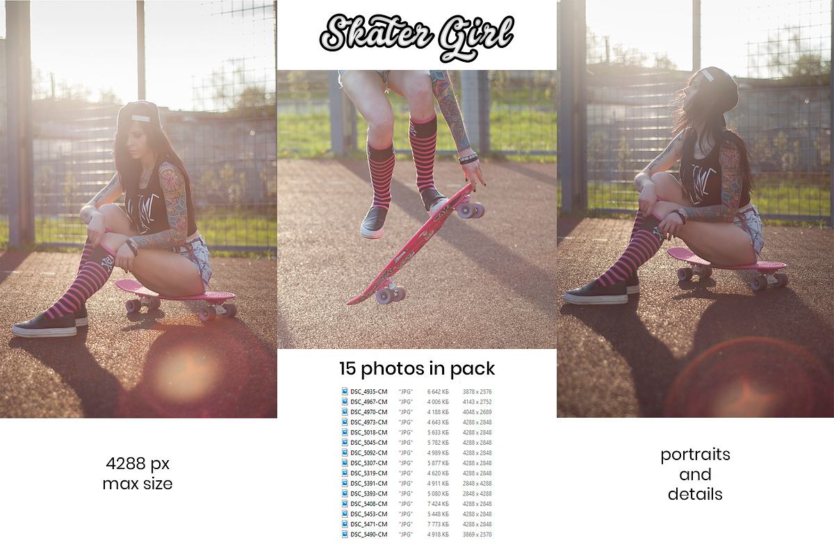 Skater Girl Bundle (15 Photo), a Sports & Recreation Photo by Dominik Day (Photo 5 of 5)