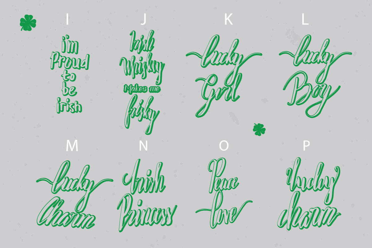 Lucky Prince Lettering Dingbats preview 3