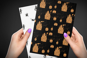 Witchy Halloween Digital Papers