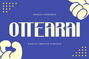 Ottearai – Display Creative Typeface, a Sans Serif Font by Artiveko (Thumbnail 1 of 7)