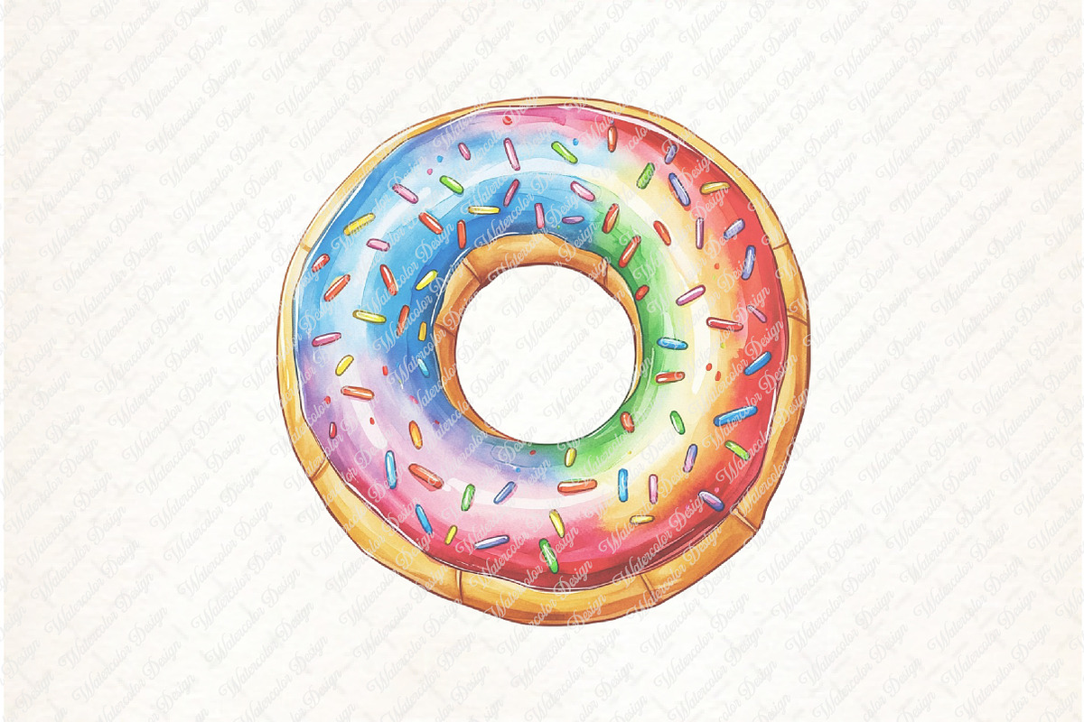 Pool Float Watercolor Clipart, an Illustration by Watercolor design (Photo 8 of 12)