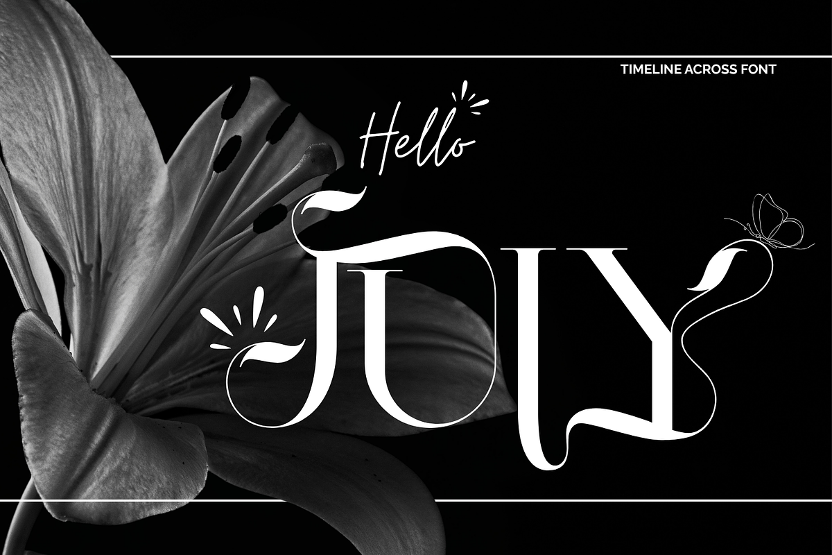 TIMELINE ACROSS - LUXURY FONT, a Serif Font by 177Studio (Photo 5 of 8)
