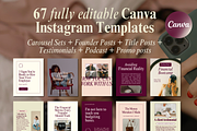 Coaching Canva Instagram Templates, a Social Media Template by Solana Creative Co. (Thumbnail 7 of 8)