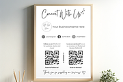 Editable Social Media Sign Template, a Graphic by MondaySpark (Thumbnail 6 of 9)