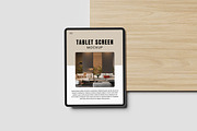 Realistic Tablet Screen Mockup, an iPad Mockup by AndikaGraphic (Thumbnail 2 of 5)