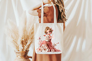 Whimsical Spring Fairy Clipart, an Illustration by designcity5 (Thumbnail 5 of 5)