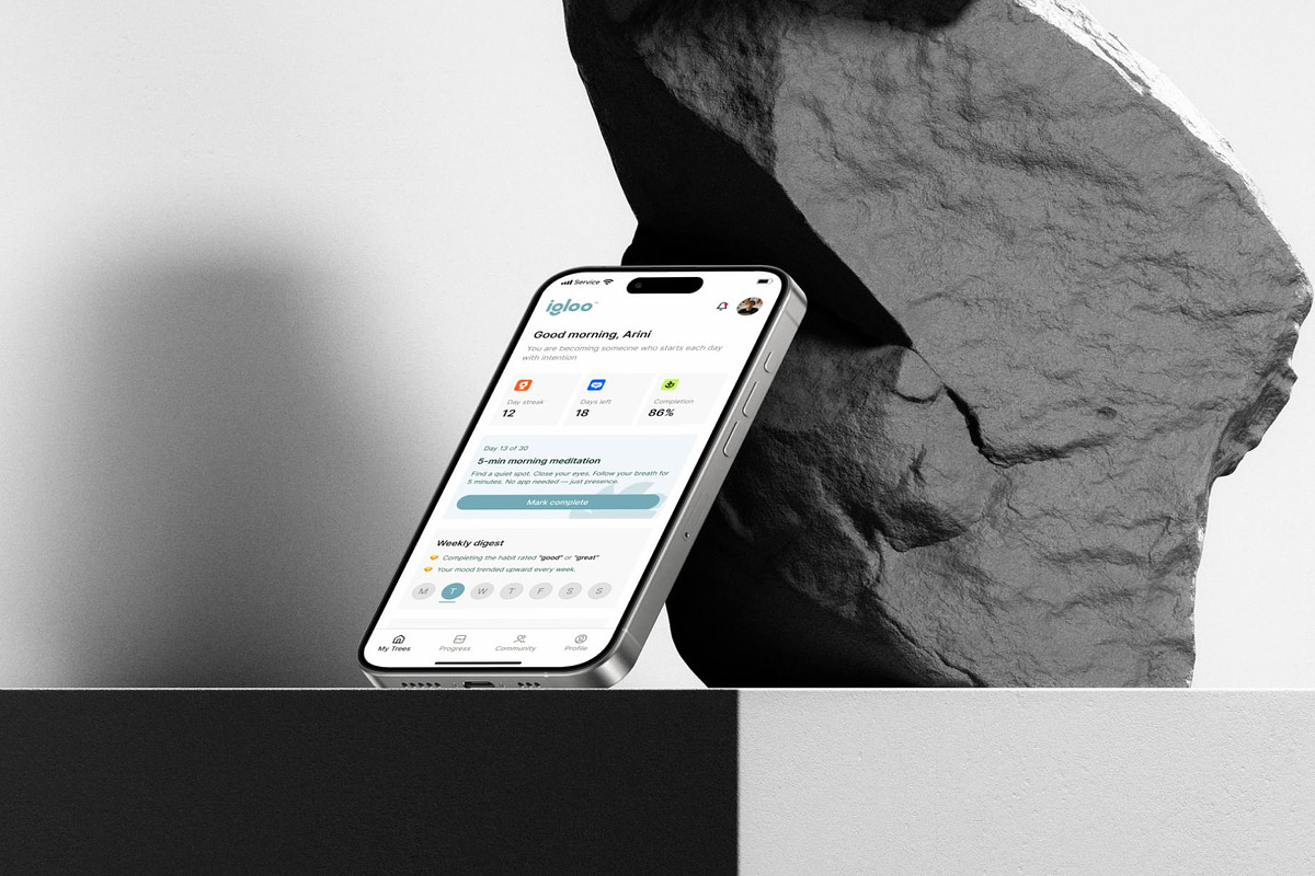 Habit Tracker Personal Growth UI Kit, an UI Kit Template by Creative Perspective (Photo 4 of 4)