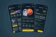 Quizonaut - Space Academy Quiz UI Ap, an App Template by twinstd (Thumbnail 3 of 5)