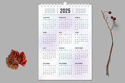 Calendar 2025 Layout, a Stationery Template by ContestDesign (Thumbnail 1 of 3)