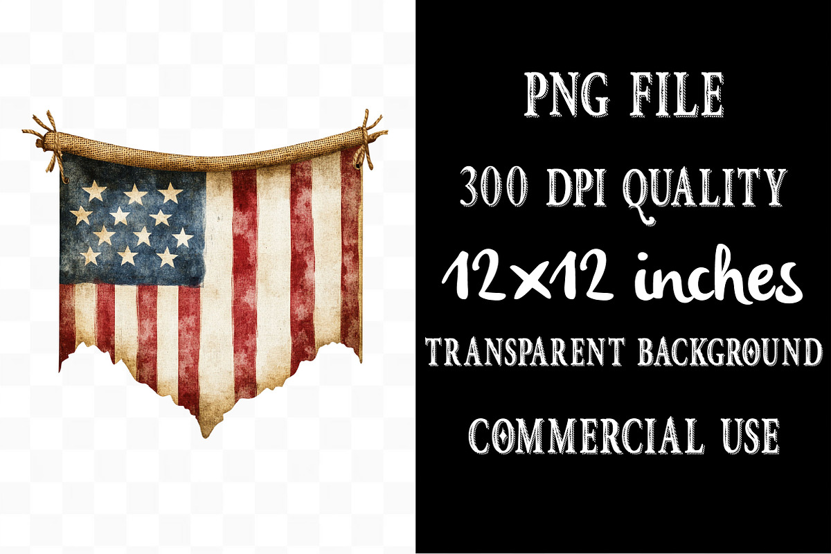 Rustic 4th of July Sublimation, an Illustration by Designking (Photo 4 of 5)
