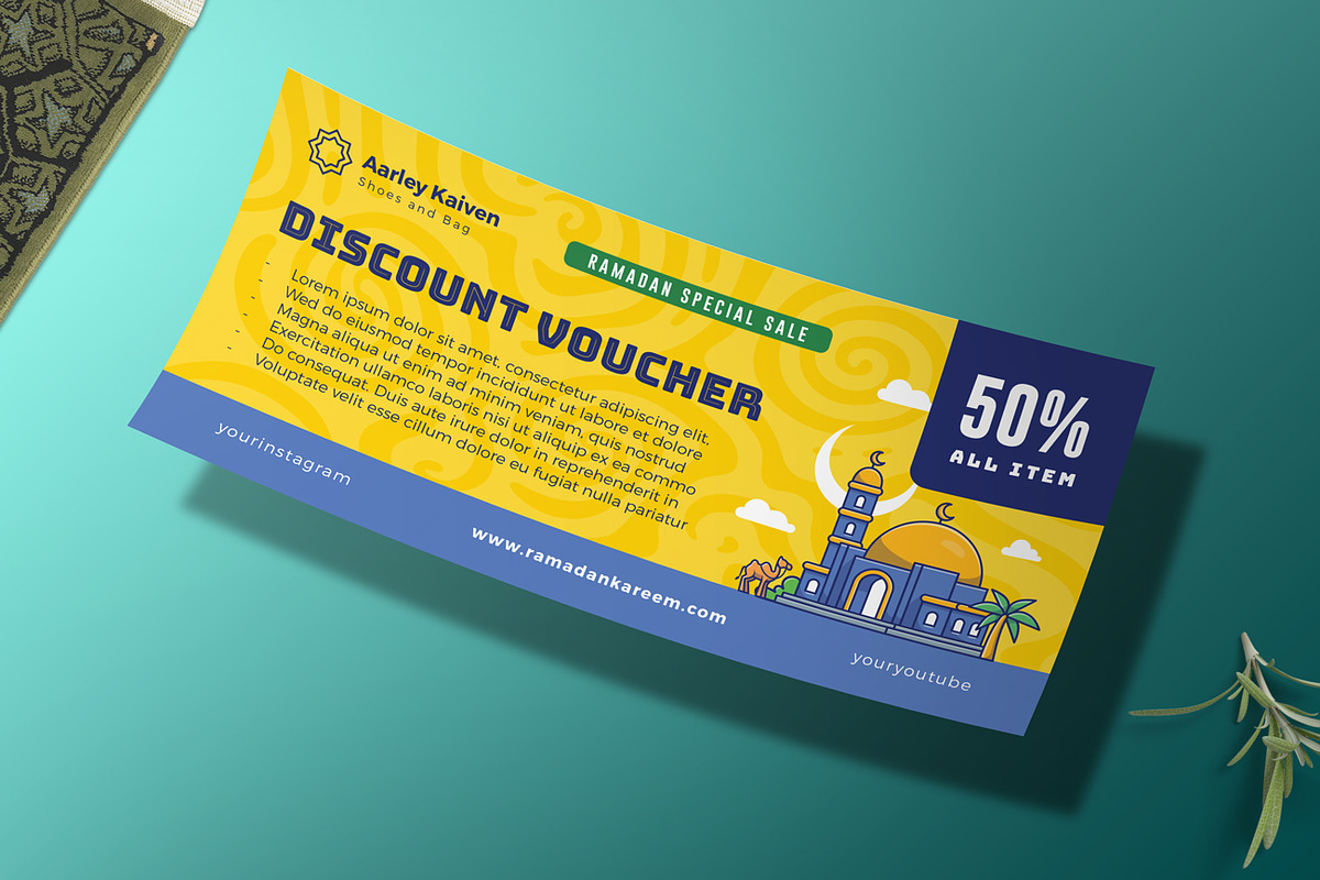 Ramadan Voucher, a Card Template by Aarley Kaiven (Photo 3 of 4)