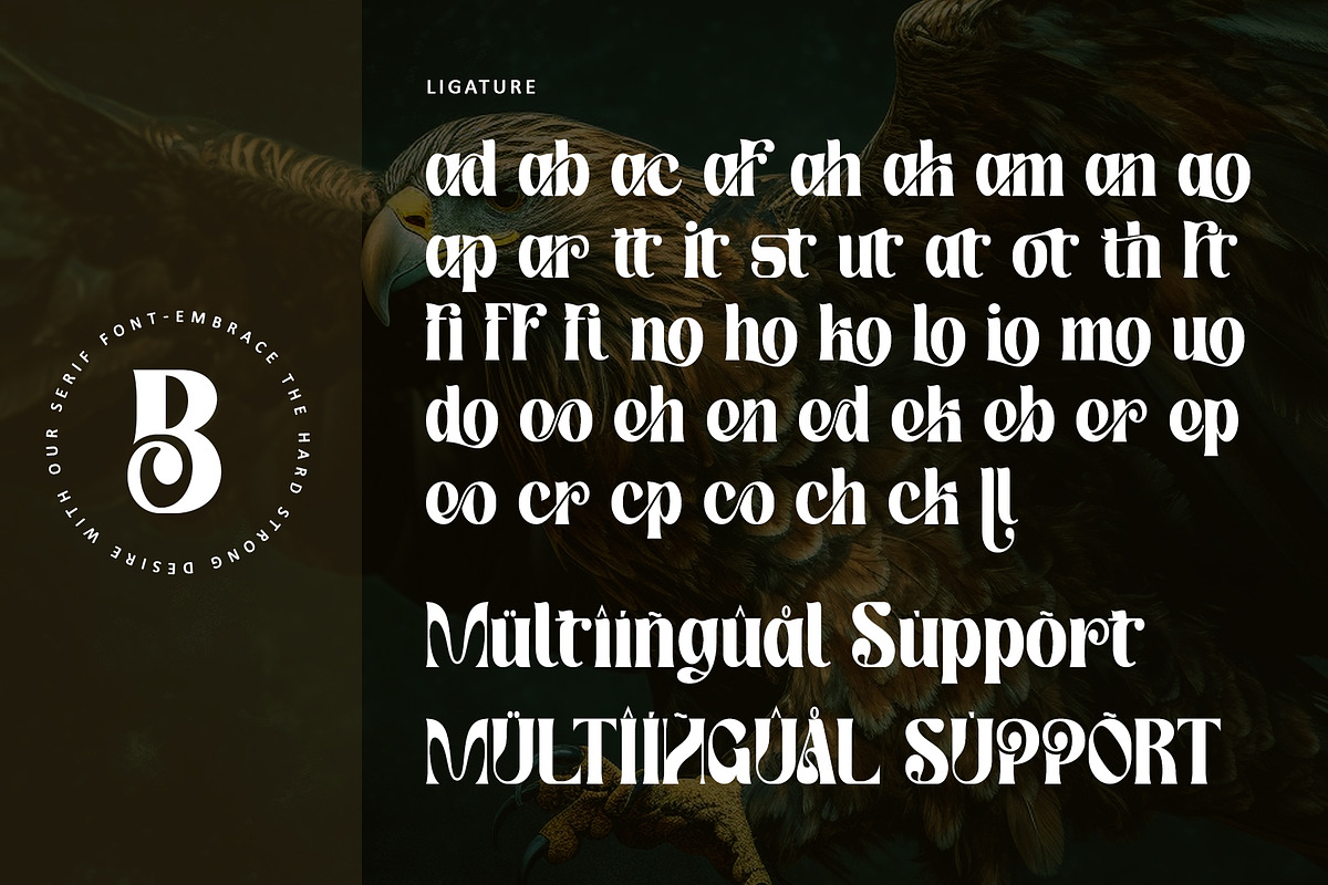 Brave Journey, a Serif Font by Letterara (Photo 9 of 12)