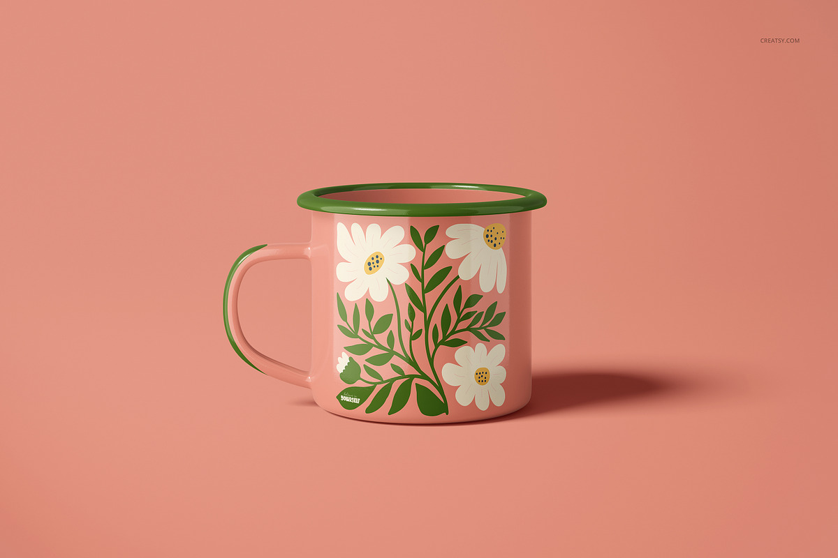 360ml Enamel Mug Mockup Set, a Cups & Container Mockup by creatsy5 (Photo 8 of 30)