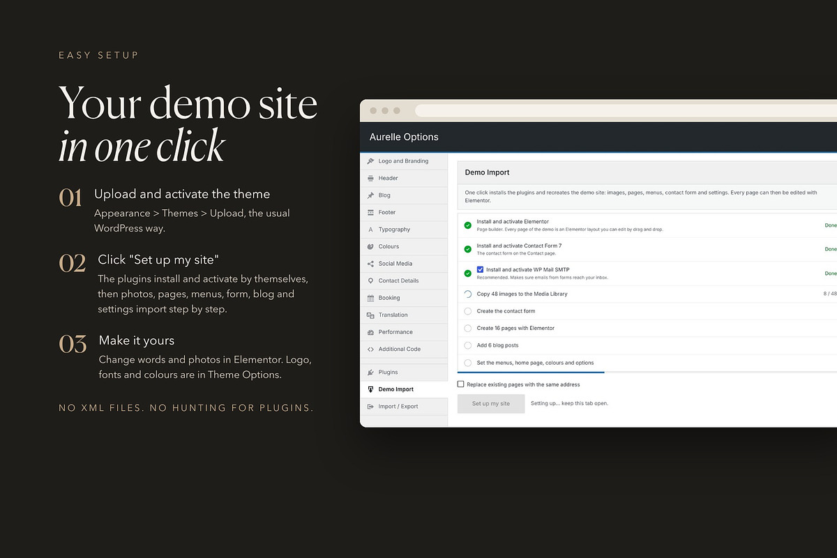 Aurelle Luxury Hotel & Resort Theme, a WordPress Template by Tomasz Ganclerz (Photo 4 of 18)