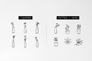 60 Plant & Floral Icons - Flower, an Outline Icon by Hatch Design Workshop (Thumbnail 7 of 11)
