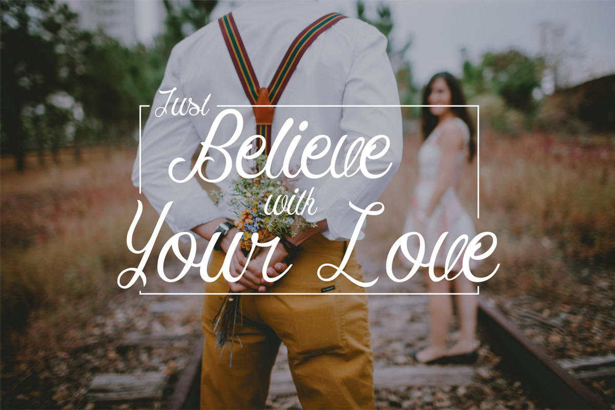 Perdana Hand Script Fonts preview 3