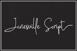 Janesville Script 50% Off