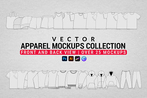 Vector Apparel Mockups Collection