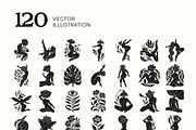 100 | Body Flora Poster Builder, an Object Graphic by KetteCreate (Thumbnail 17 of 20)