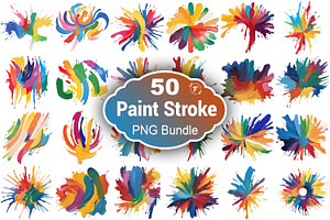 Oil Paint Strokes Png, a Texture Illustration by Forhadx5