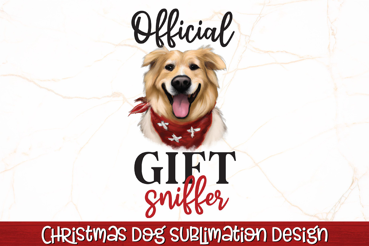 Christmas Dog Sublimation Bundle, an Animal Illustration by RossiGalleria (Photo 7 of 9)