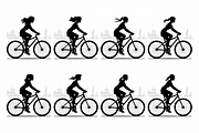 Woman Cyclists on Road Bikes, an Illustration by Amazin_art (Thumbnail 9 of 9)