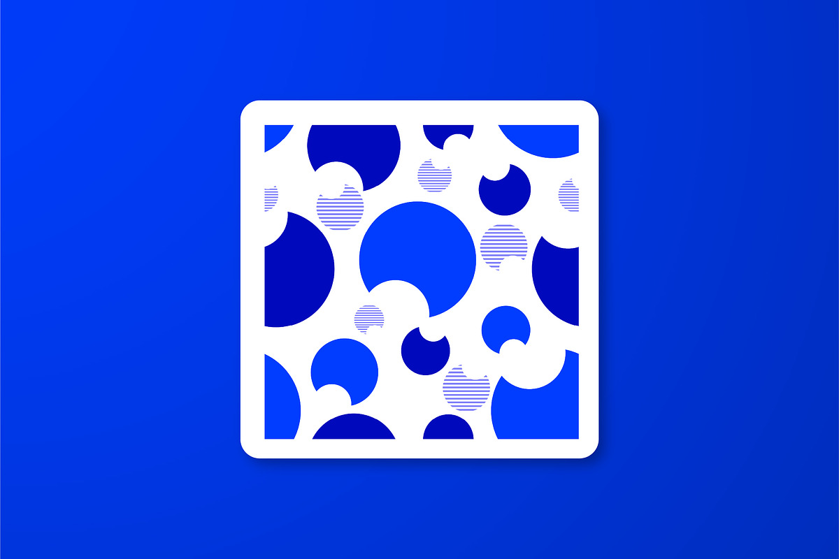 Modern Round Seamless Pattern, a Pattern Graphic by Sundaylab