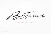 Betoure | Signature script, a Script Font by Mozyen Studio (Thumbnail 1 of 12)