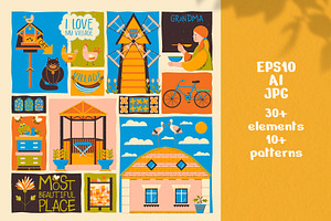 Village elements and patterns