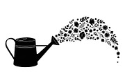 Floral Watering Can Design Bundle, an Illustration by Gaye Art (Thumbnail 16 of 31)