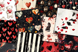 Seamless Red Rose Pattern, a Pattern Graphic by Design Scotch